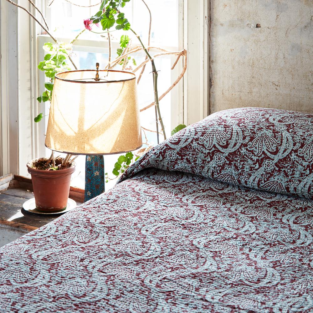 John Derian x Jeanette Farrier Bedcover (French Indigo)