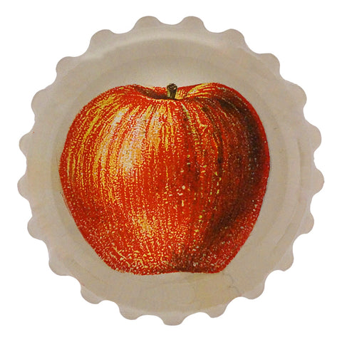 Apple Scalloped Charm