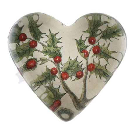Ilex Coccifera (Holly) Paperweight