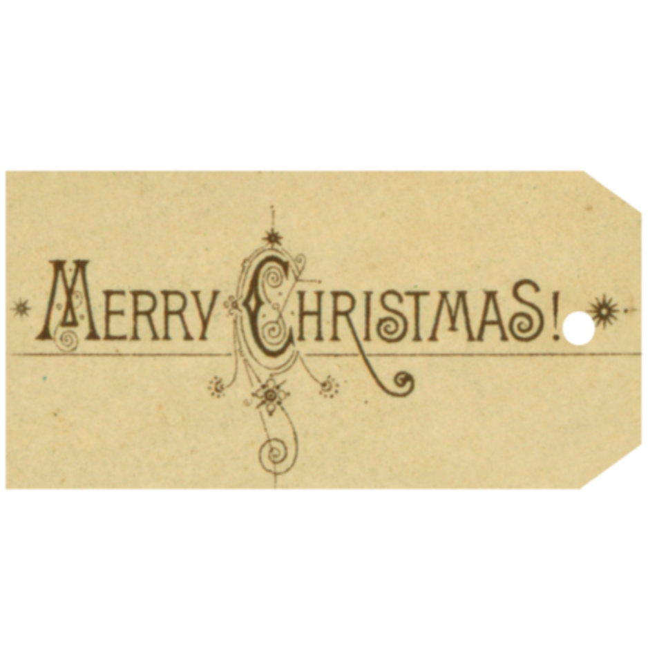 Merry Christmas Gift Tag (Pack of 5)