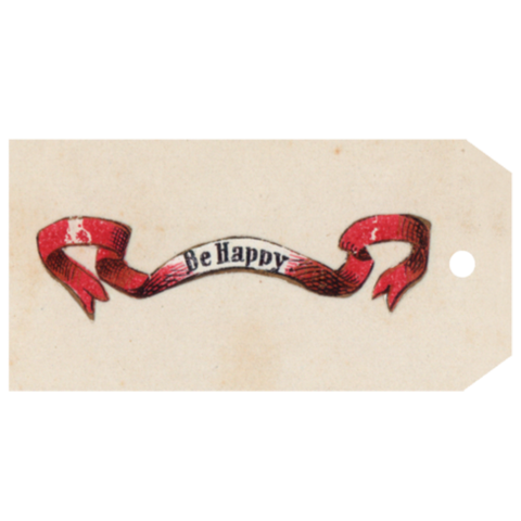 Be Happy Gift Tag (Pack of 5)